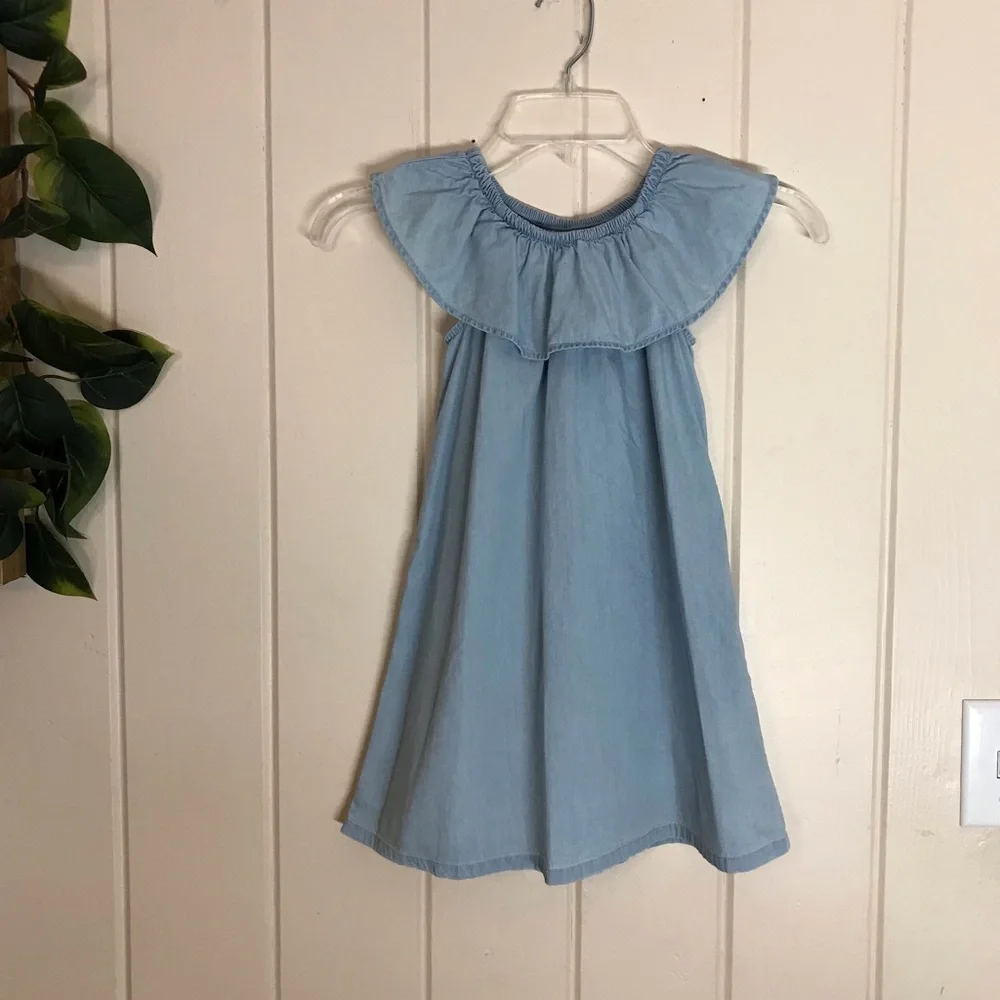 Girls Old Navy Sleeveless Dress Sundress Size 4 / 5 XS Extra Small Blue